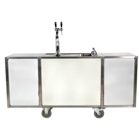 Mobiele Bar Uitvouwbaar 2 meter