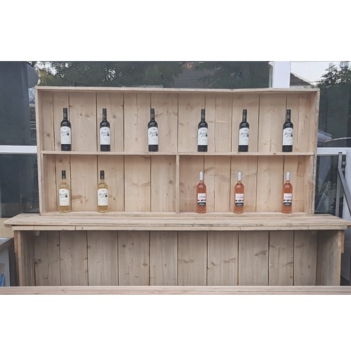 Steigerhouten achterwand