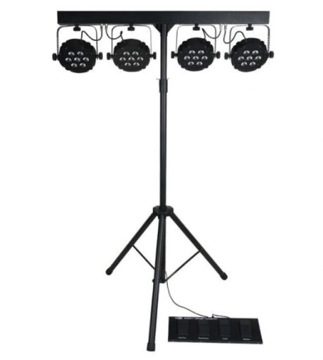 4 ledparren aan statief